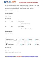 Tải Tiếng Anh lớp 3 Unit 4 Lesson 3 trang 32 Global Success Kết nối tri thức