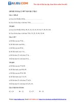 Tải Giải VBT Toán lớp 2 trang 11 Tập 1 Bài 9 đầy đủ