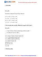 Tải Giải bài tập Toán lớp 1 trang 41: Phép cộng trong phạm vi 6 (tiếp theo) - sách Cánh Diều