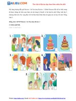 Tải Tiếng Anh lớp 3 Review 1 & Fun time Review 1 trang 40 Global Success Kết nối tri thức