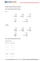 Tải Giải VBT Toán lớp 3 trang 9 Tập 1 Bài 6 đầy đủ