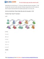 Tải Giải Toán 3 Ôn tập về phép nhân, phép chia trong phạm vi 1 000 trang 117, 118 Cánh diều