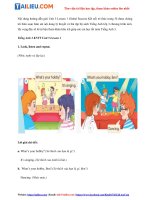 Tải Tiếng Anh lớp 3 Unit 5 Lesson 1 trang 34 Global Success Kết nối tri thức