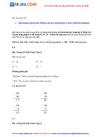 Tải Giải sách giáo khoa Toán lớp 2 Bài: Phép trừ có nhớ trong phạm vi 100 trang 93, 94, 95 - sách Ch...