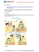 Tải Giải Tiếng Việt 3 CTST Tập 1 Bài 4: Đọc kể Chiếc nhãn vở đặc biệt trang 22