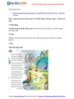 Tải Giải Tiếng Việt 3 KNTT Tập 2 Bài 5: Ngày hội rừng xanh trang 23, 24