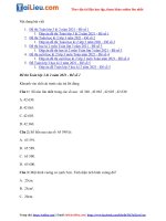 Tải Bộ 5 đề thi học kì 2 lớp 3 môn Toán năm 2021 (Có đáp án)