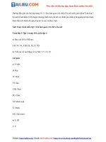 Tải Giải Toán 3 Em làm quen với chữ số la mã trang 10, 11 Cánh diều