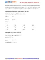 Tải Giải Toán 3 Nhân với số có một chữ số trong phạm vi 1000 (tiếp theo) trang 51, 52 Chân trời sáng...