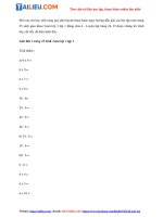 Tải Giải Toán lớp 3 trang 25 SGK Tập 1 Bài 1, 2, 3, 4 đầy đủ