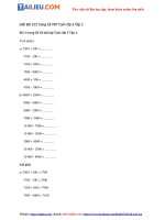 Tải Giải VBT Toán lớp 3 trang 18 Tập 2 Bài 101 đầy đủ