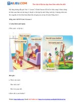 Tải Tiếng Anh lớp 3 Unit 11 Lesson 2 trang 8 Global Success Kết nối tri thức