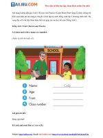 Tải Tiếng Anh lớp 3 Unit 1 Review and Practice trang 22 iLearn Smart Start