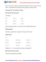 Tải Giải sách giáo khoa Toán lớp 2 Bài: Luyện tập trang 25 - sách Cánh Diều