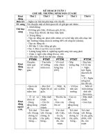 TUẦN  1  TRƯỜNG mầm NON của bé 