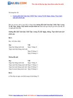 Tải Giải Toán lớp 2 trang 79, 80 SGK Tập 1: Ngày, tháng. Thực hành xem lịch đầy đủ