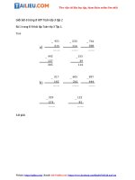 Tải Giải VBT Toán lớp 3 trang 8 Tập 1 Bài 6 đầy đủ