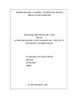 Tiểu luận học phần triết học mác   lênin đề tài sự BIẾN đổi KHÍ hậu ở VIỆT NAMHIỆN NAY  TIẾPCẬNTỪGÓC độ DUY vật BIỆN CHỨNG 