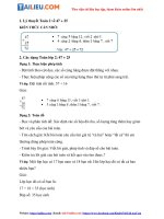 Tải Tổng hợp lý thuyết Toán lớp 2: 47 + 25 (đầy đủ)