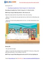 Tải Tuần 14 trang 42, 43 SGK Hoạt động trải nghiệm lớp 3 Kết nối tri thức