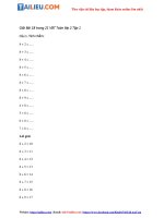 Tải Giải VBT Toán lớp 2 trang 21 Tập 1 Bài 18 đầy đủ