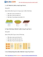 Tải Giải bài tập Toán lớp 1 trang 18: Số 10 - sách Cánh Diều