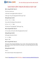 Tải Giải Toán Lớp 3 Luyện tập trang 58 đầy đủ nhất