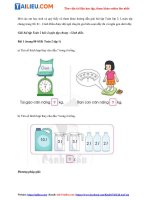 Tải Giải sách giáo khoa Toán lớp 2 Bài: Luyện tập chung trang 80, 81 - sách Cánh Diều