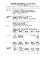 TUẦN 29  cđ GIAO THÔNG 