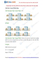 Tải Giải Toán 3 Bài 27: Giảm một số đi một số lần trang 79, 80 Kết nối tri thức