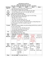 TUẦN 27 một số LOẠI RAU QUẢ CHƯA 