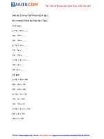 Tải Giải VBT Toán lớp 3 trang 4 Tập 1 Bài 2 đầy đủ