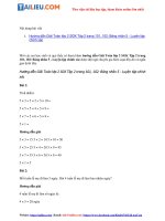 Tải Giải Toán lớp 2 trang 101, 102 SGK Tập 2: Bảng nhân 5 - Luyện tập đầy đủ