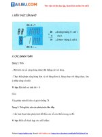 Tải Tổng hợp lý thuyết Toán lớp 2: 26 + 5 (đầy đủ)