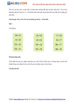 Tải Giải sách giáo khoa Toán lớp 2 Bài: Em ôn lại những gì đã học trang 52, 53 - sách Cánh Diều