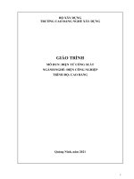 Giáo trình điện tử công suất (nghề điện công nghiệp   cao đẳng) 