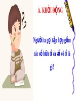 Bài giảng Toán 7 chương 2 bài 2 sách Chân trời sáng tạo: Số thực. Giá trị tuyệt đối của một số thực