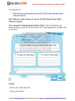 Tải Giải VBT Tiếng Việt lớp 3 Bài 3: Bàn tay cô giáo trang 66, 67, 68, 69, 70 - Chân trời sáng tạo