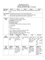 Giáo án  chủ đề trường mầm non 