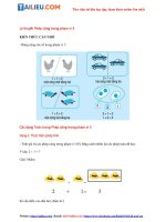 Tải Tổng hợp lý thuyết Toán lớp 1: Phép cộng trong phạm vi 3 (đầy đủ)