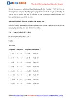 Tải Giải Bài 5: Ôn tập các bảng nhân và bảng chia Toán VNEN lớp 3