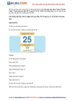 Tải Giải sách giáo khoa Tiếng Việt lớp 2 Bài 3: Ngày hôm qua đâu rồi? trang 18, 19, 20 - Chân Trời S...