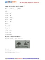 Tải Giải VBT Toán lớp 3 trang 91, 92 Tập 2 Bài 162 đầy đủ