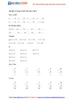 Tải Giải VBT Toán lớp 2 trang 14 Tập 1 Bài 11 đầy đủ