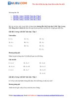 Tải Giải Toán lớp 2 trang 118 SGK Tập 2: Bảng chia 4 đầy đủ