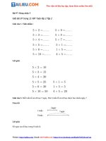 Tải Giải VBT Toán lớp 2 trang 11 Tập 2 bài 97 đầy đủ