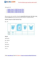 Tải Giải Toán lớp 2 trang 41, 42 SGK Tập 1: Lít đầy đủ