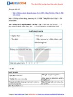 Tải Giải VBT Tiếng Việt lớp 3 Bài 4: Những cái tên đáng yêu trang 10, 11 Kết nối tri thức