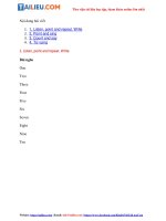 Tải Giải Lesson 4 Unit Starter: Hello! SGK Tiếng Anh 2 - Chân trời sáng tạo