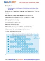 Tải Giải VBT Tiếng Việt lớp 3 Tiết 3 trang 46, 47 - Chân trời sáng tạo